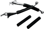 Show Chrome Foam Lever Grips - Black