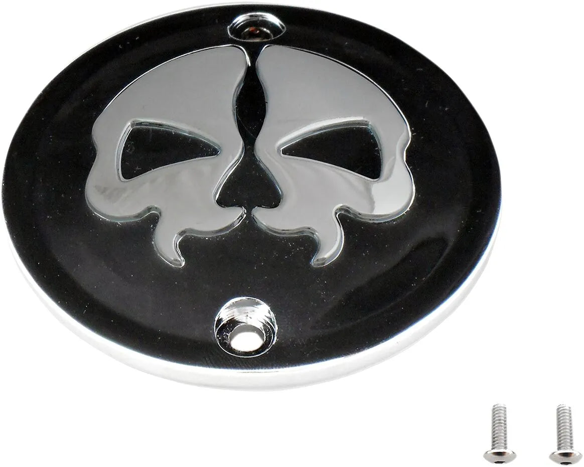 Drag Specialties Split Skull Points Cover - Black