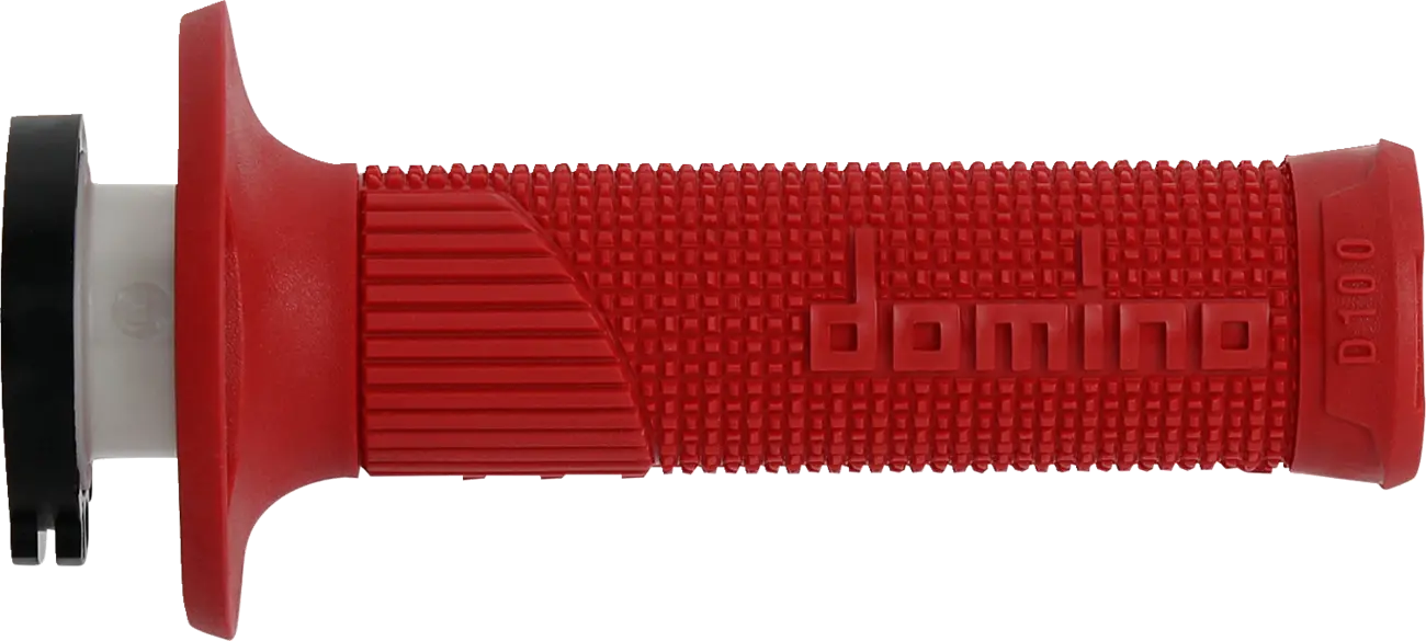 Domino D100 D-lock Grips - Red