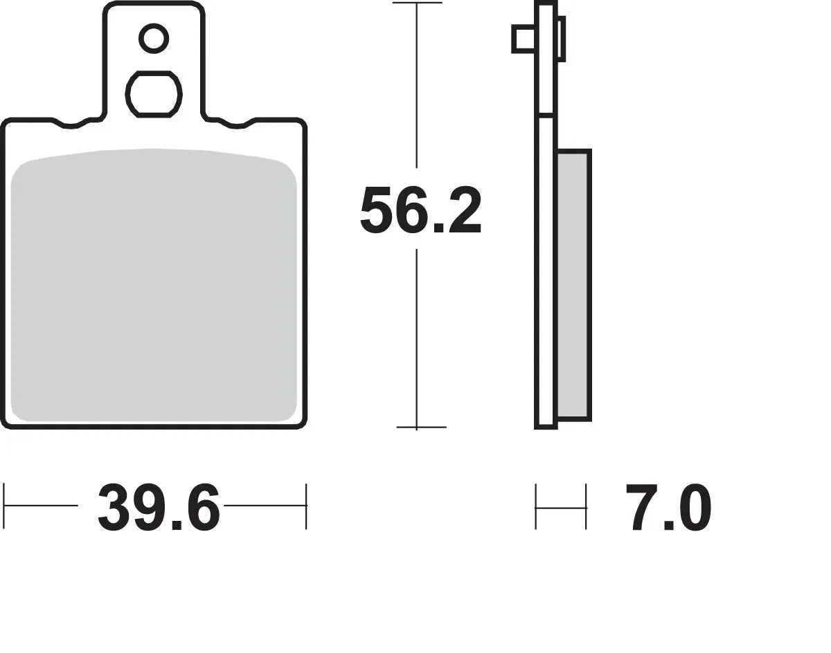 Sbs Ls Street Excel Sintered Rear Brake Pads