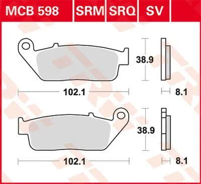 Trw All Round Sintered Metal Brake Pads