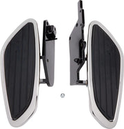 Cobra Swept Floorboard Kit - Chrome & Black