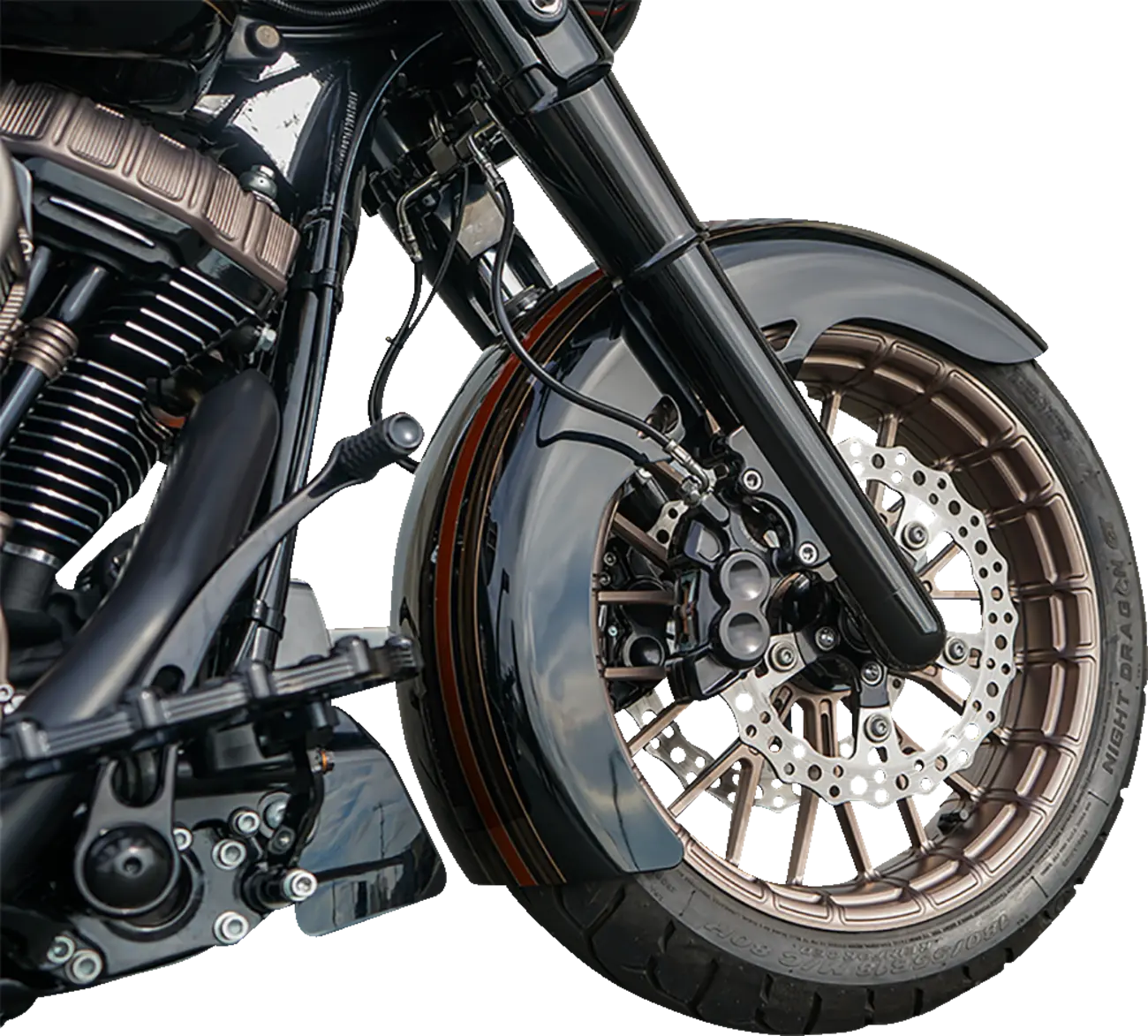 Arlen Ness Fork Boot For Wide Front Fenders