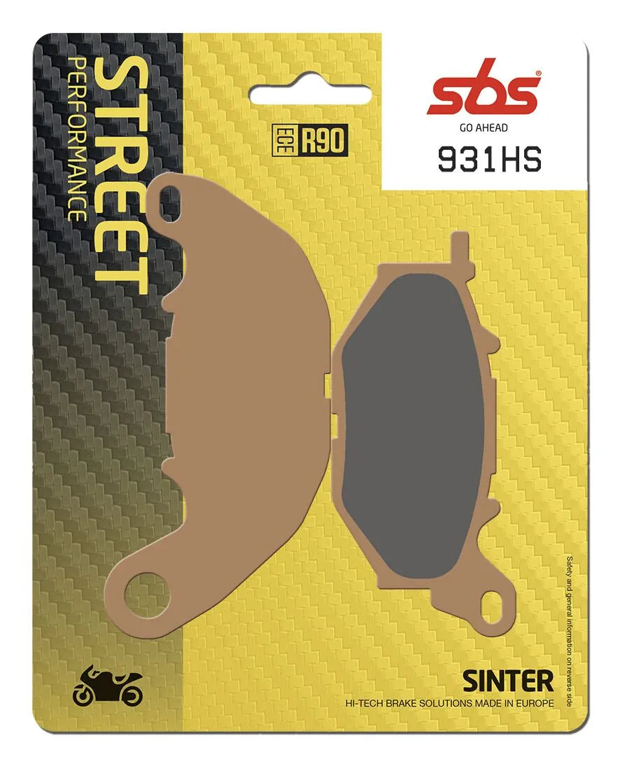 Sbs Hs Street Excel Sintered Front Brake Pads