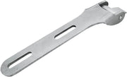La Choppers Seat Hinge - Stainless Steel, Raw Finish