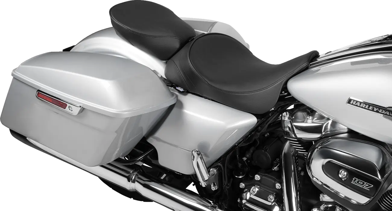 Drag Specialties Rear Solo Seat - Black Vinyl