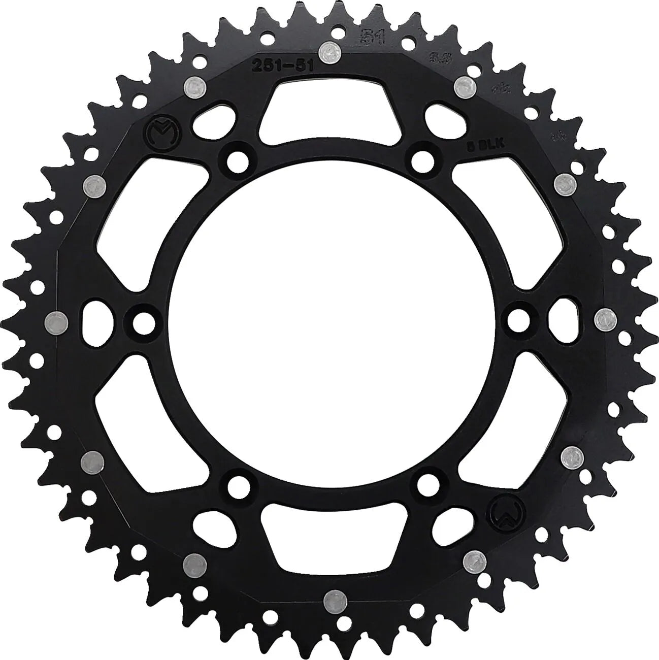 Moose Offroad Dual Sprocket - 520 Chain, 51t