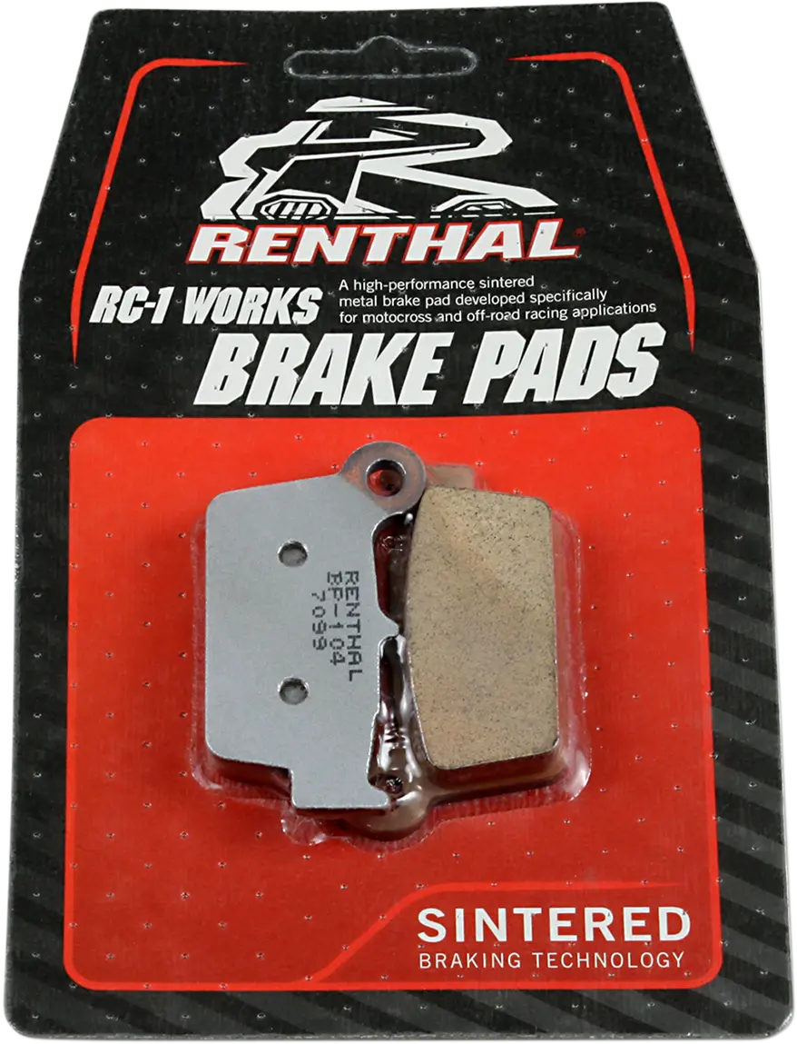 Renthal Rc-1 Works Brake Pads For Motocross