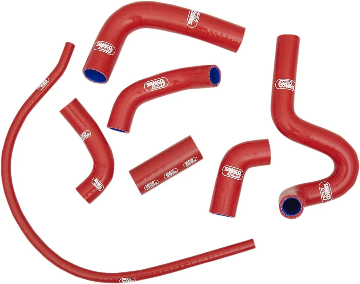 Samco Sport Radiator Hose Kit Red Silicone