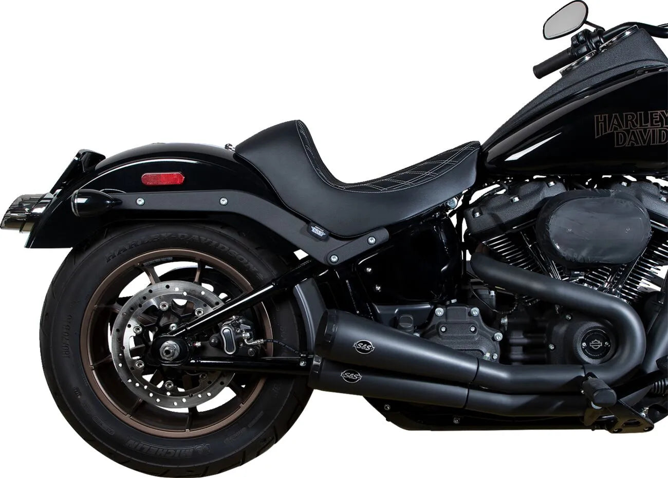 Drag Specialties Solo Seat - Black Vinyl