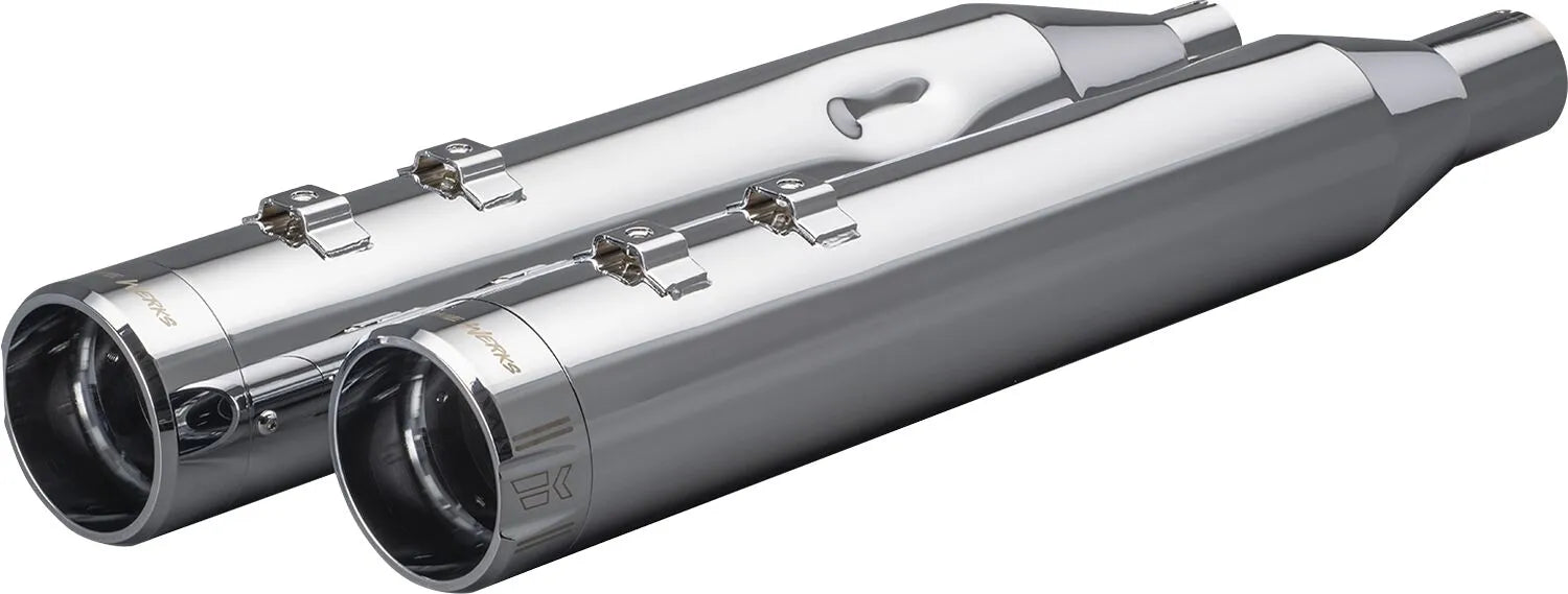 Khrome Werks 4.5" Hp-plus Slip-on Mufflers - Chrome