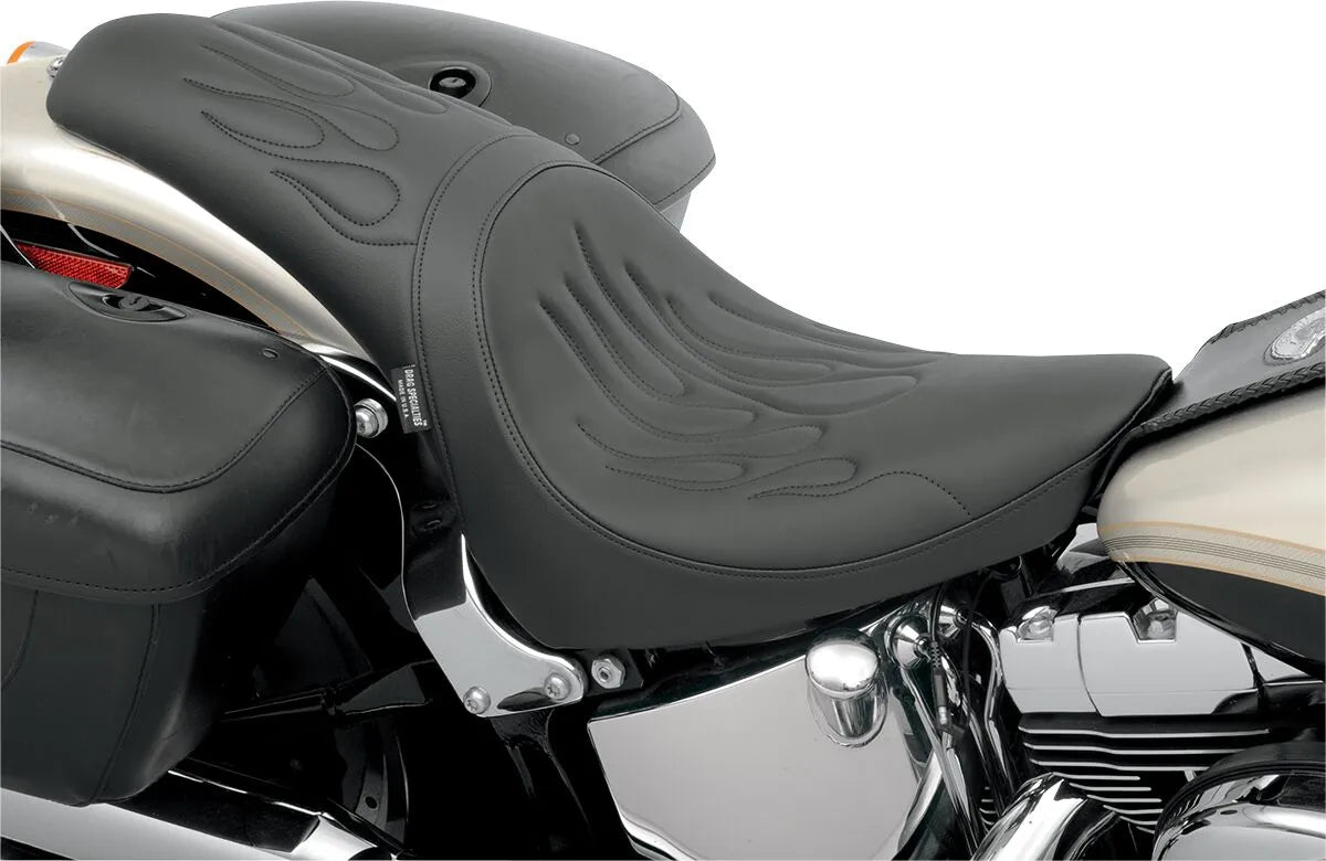 Drag Specialties Predator Seat - Flame Stitched