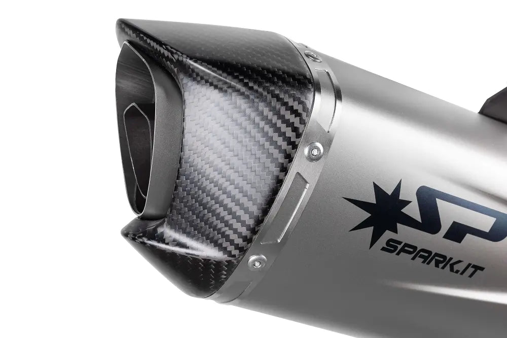 Spark Force Evo Slip-on Muffler With Carbon End Cap