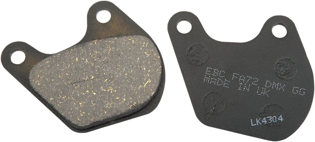 Ebc Fa72 Organic Brake Pads For Harley-davidson & Buell