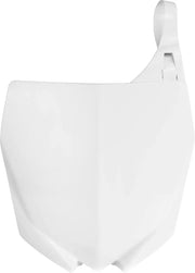 Polisport Front Number Plate - White