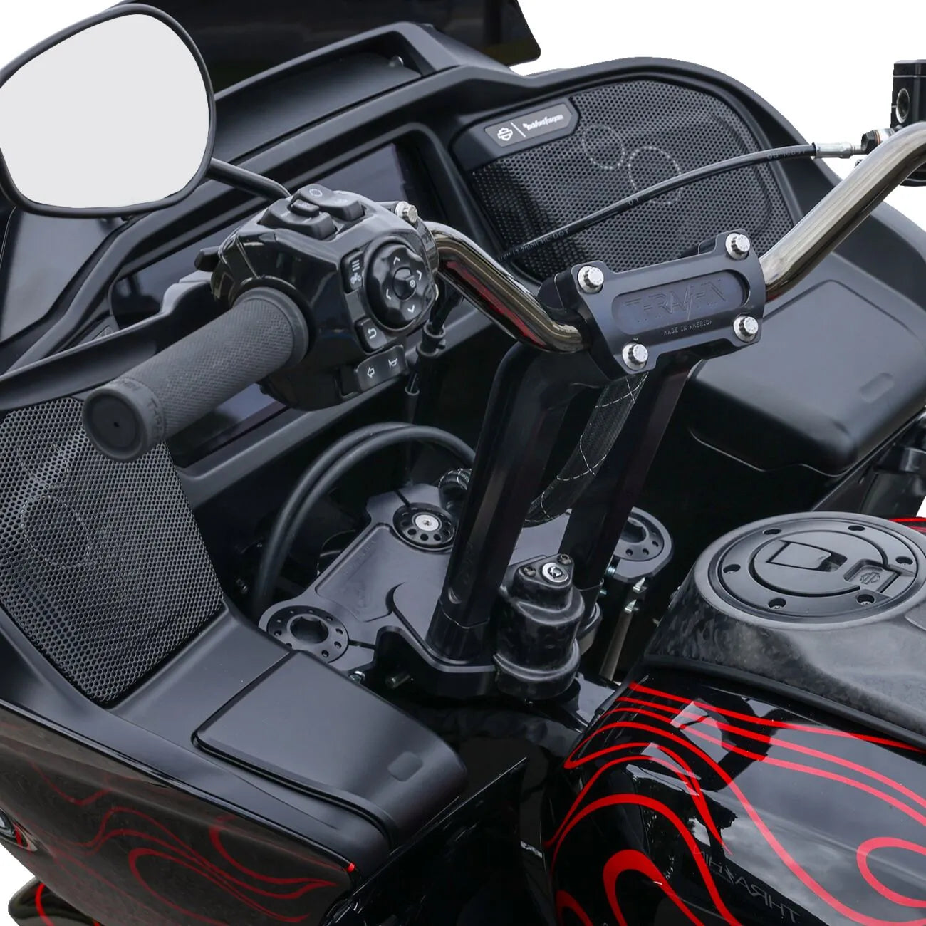 Thrashin Supply Co. Steering Lock Cover Carbon Fiber