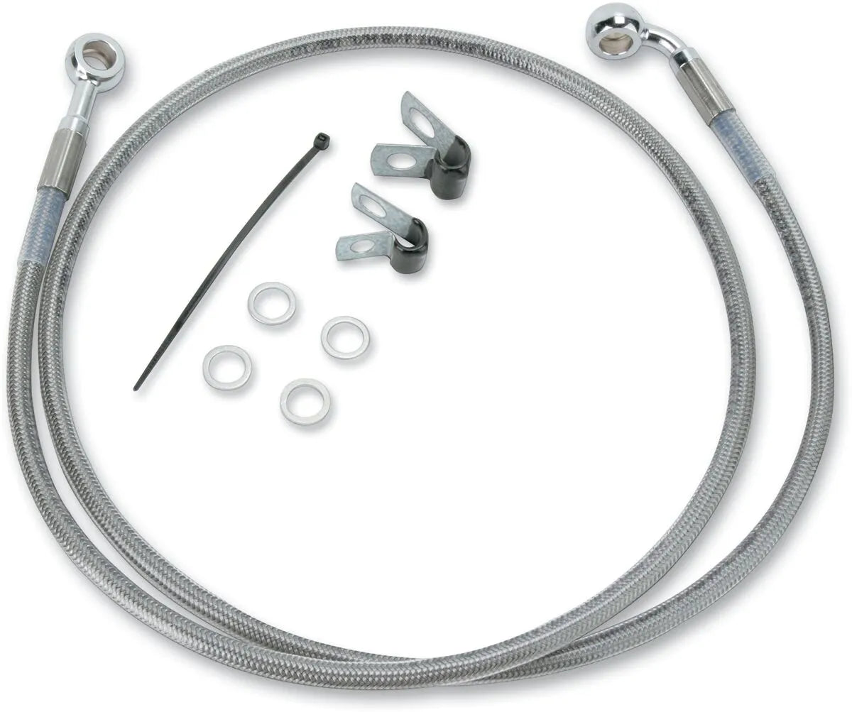 Drag Specialties Extended Brake Line Kit - Stainless Steel