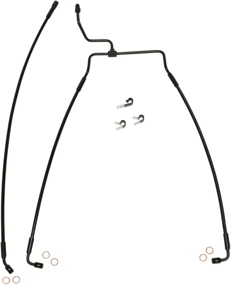 Magnum Shielding Xr Front Brake Line Kit For Harley Non-abs