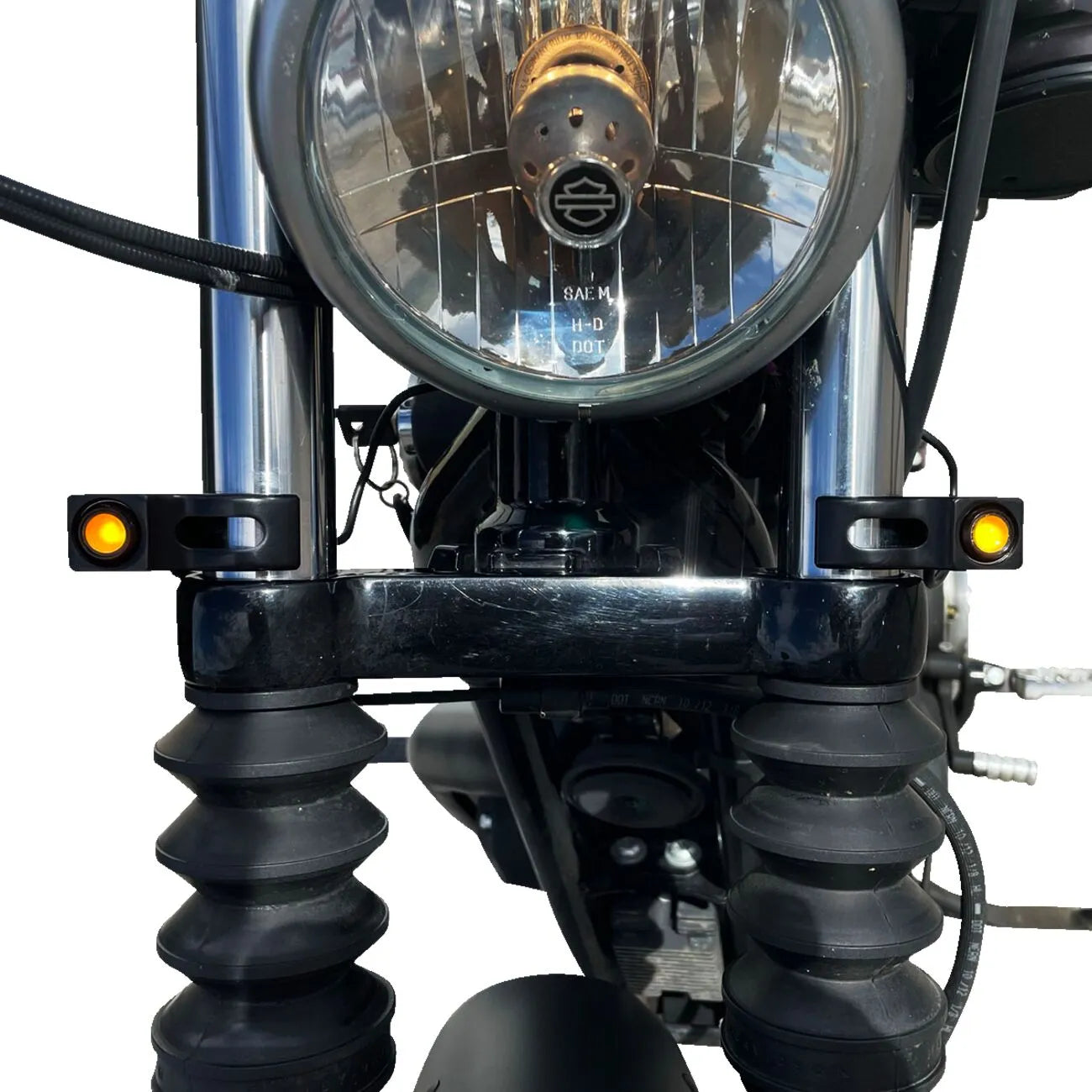 Joker Machine Fork Mount Turn Signals - 39mm