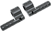 Lindby Clamp-on Foot Pegs - Black Anodized Aluminum