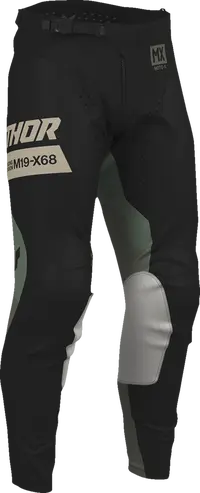 Thor Launchmode Bleach Pants - Black/Camo Green/Khaki