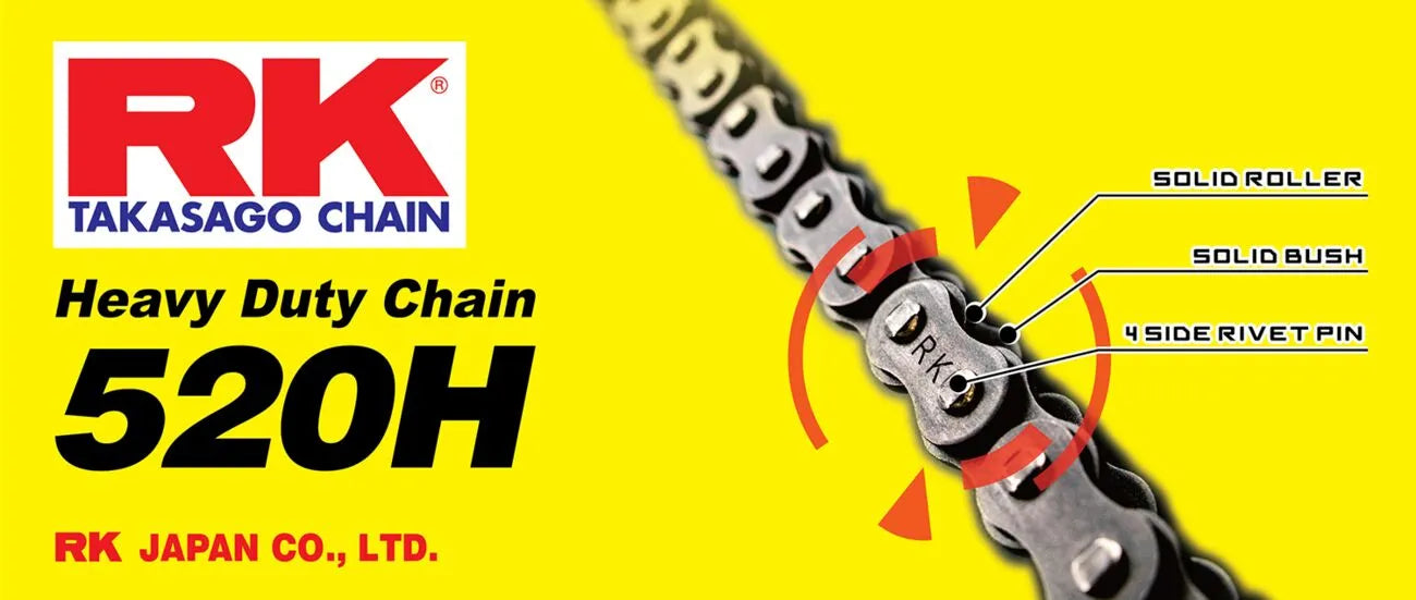 Rk Heavy Duty 520h Motorcycle Chain
