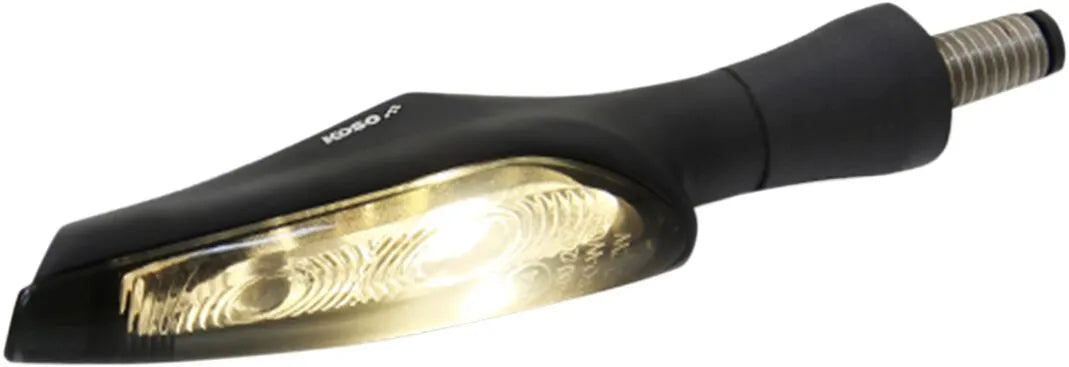 Koso Infinity Led Indicator Light - Amber/smoke