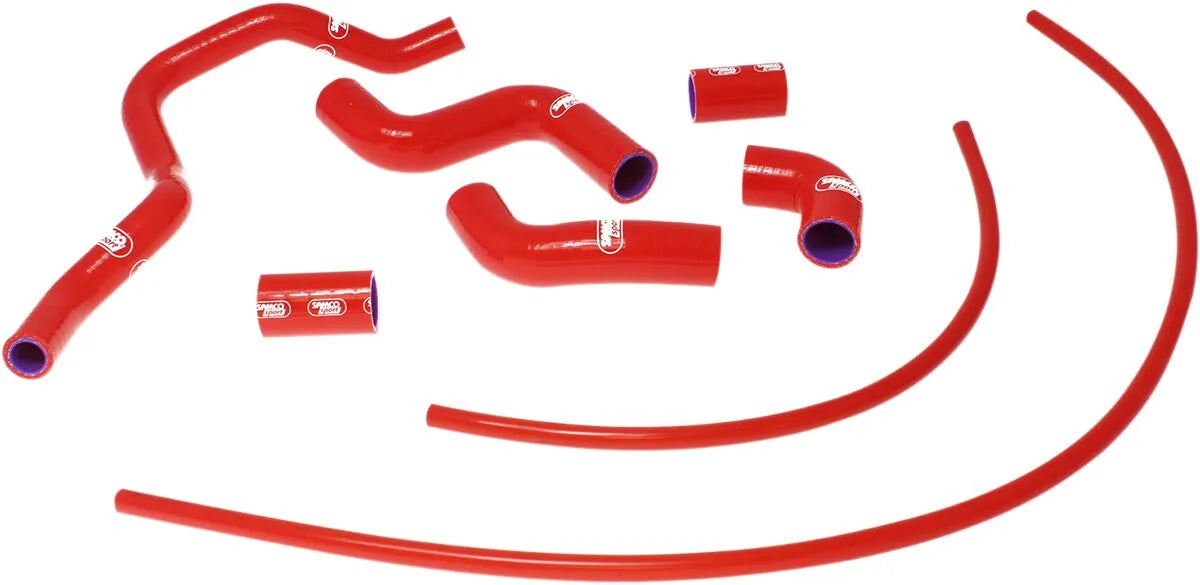 Samco Sport Radiator Hose Kit - Red Silicone