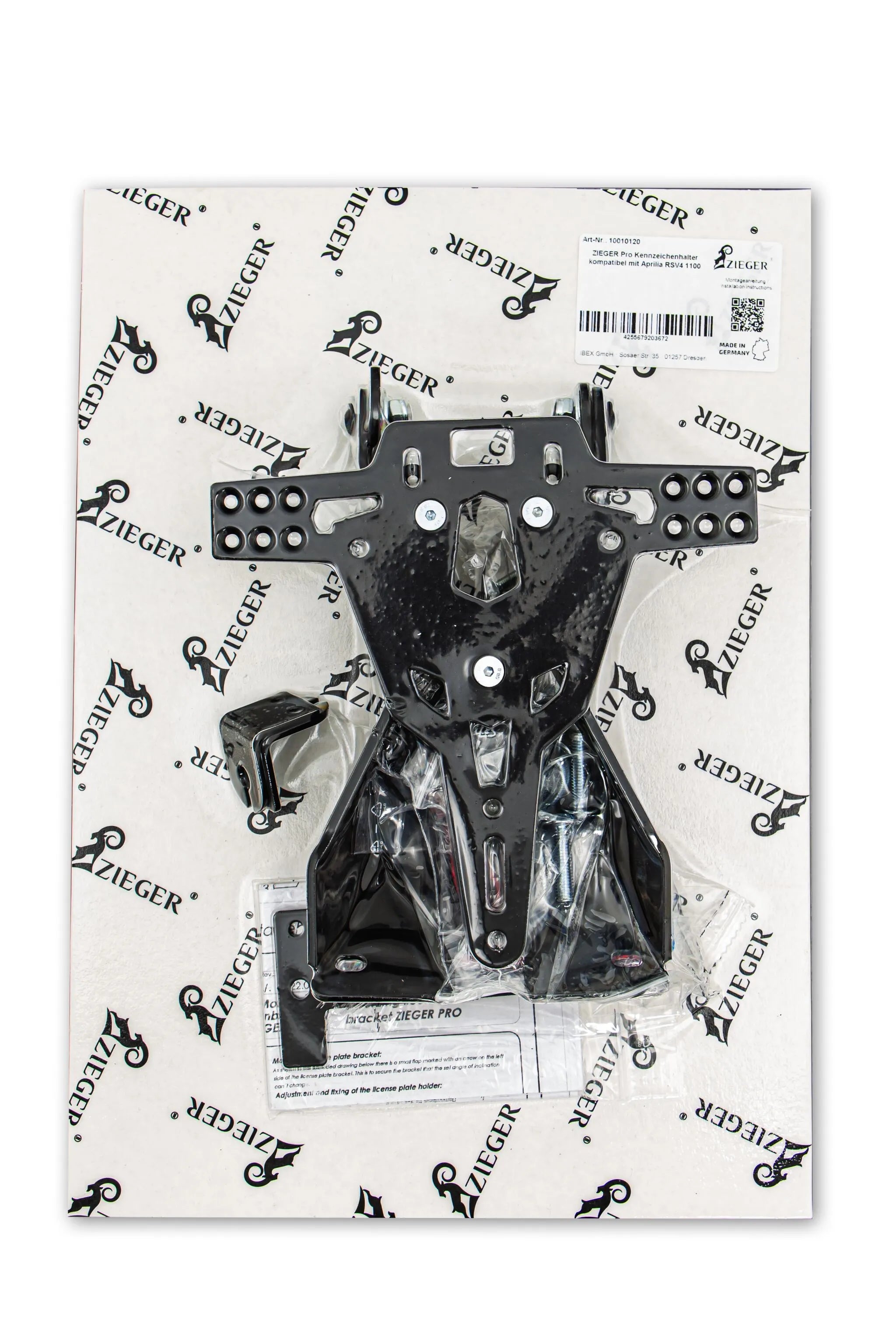 Zieger Pro License Plate Holder Type A