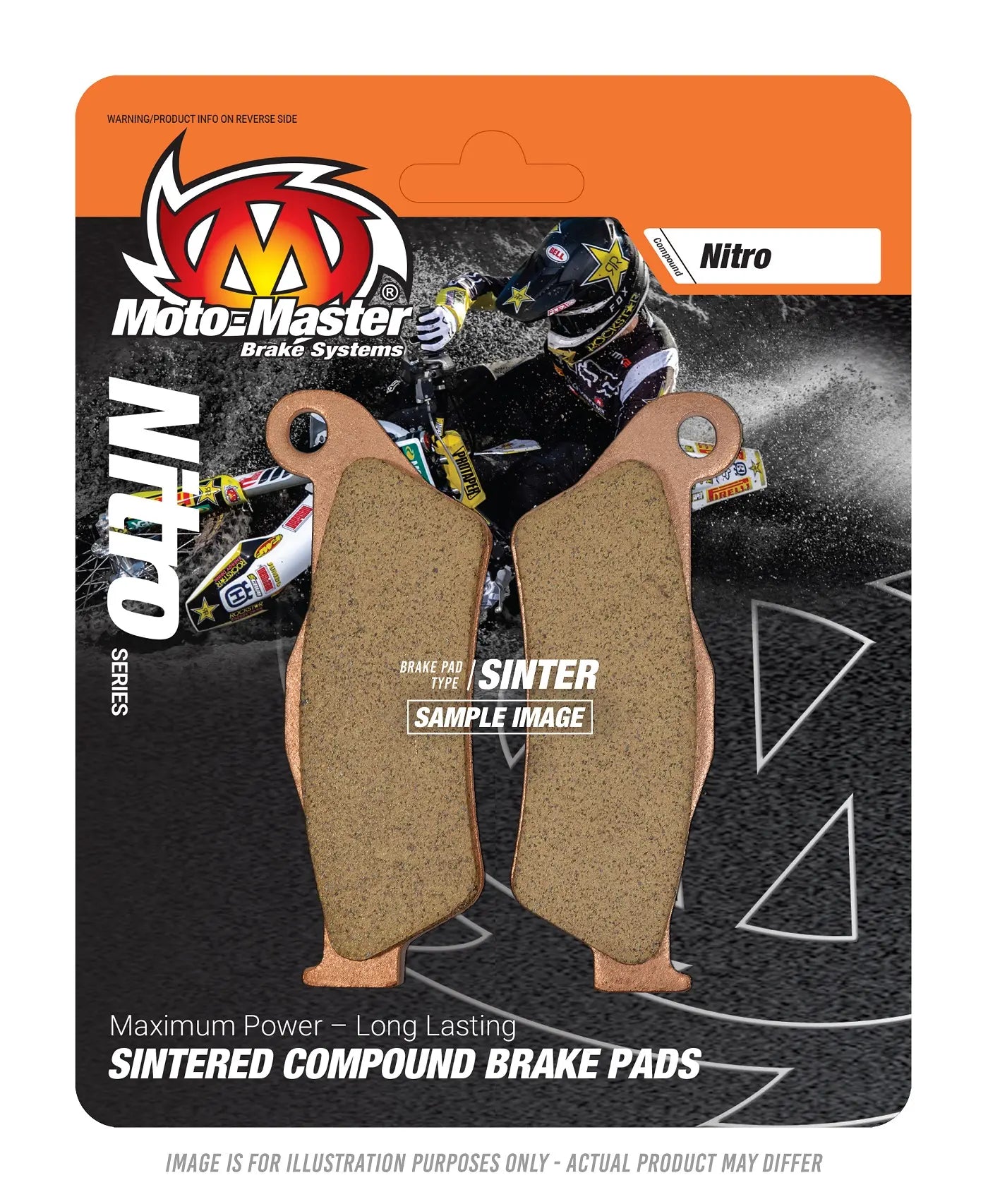 Moto-master Nitro Brake Pads Sintered Metal