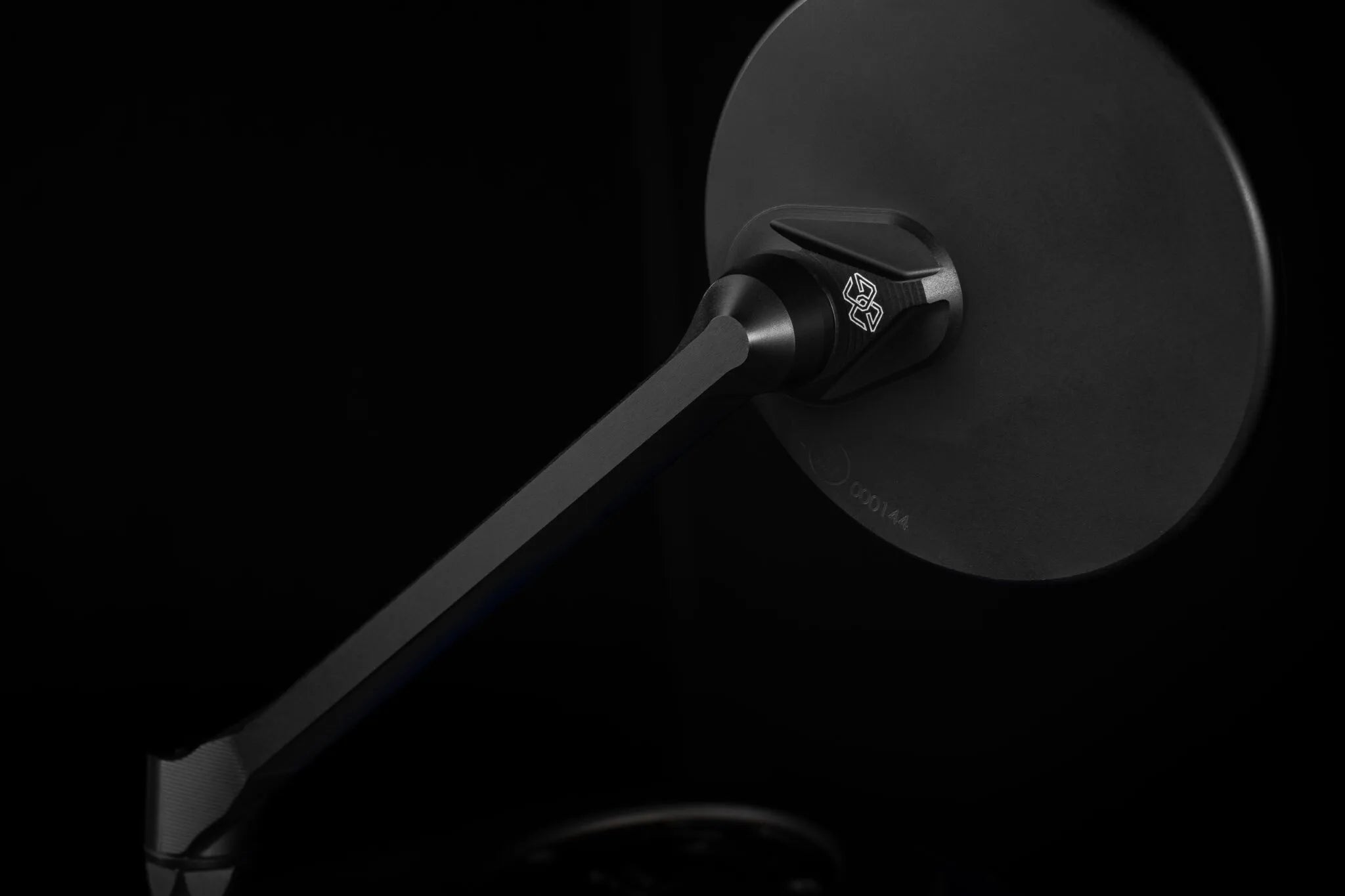 Gilles Tooling Moon Mirror M10 Black Aluminum