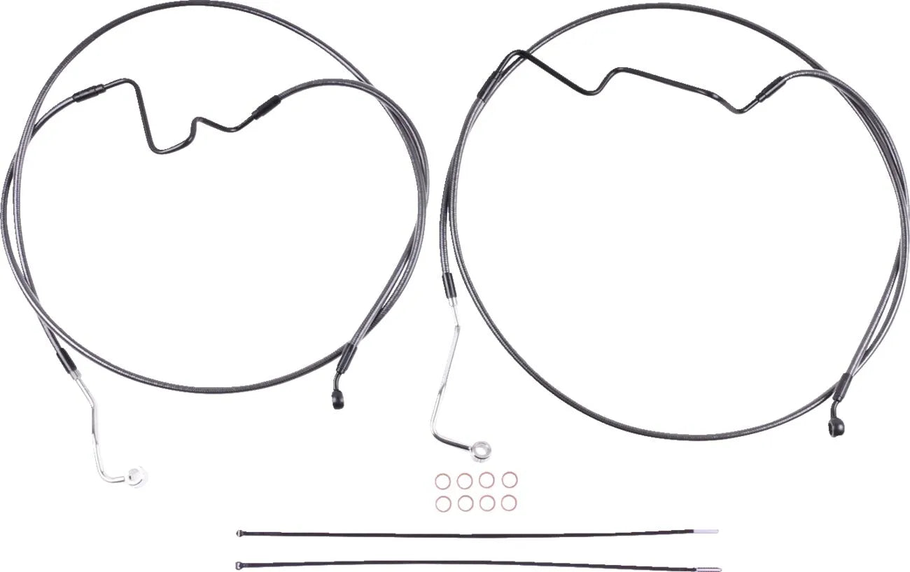 Magnum Shielding Abs Touring Brake Line Kit Lower +4"