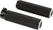 Arlen Ness Dual Ring Grips - Black Anodized