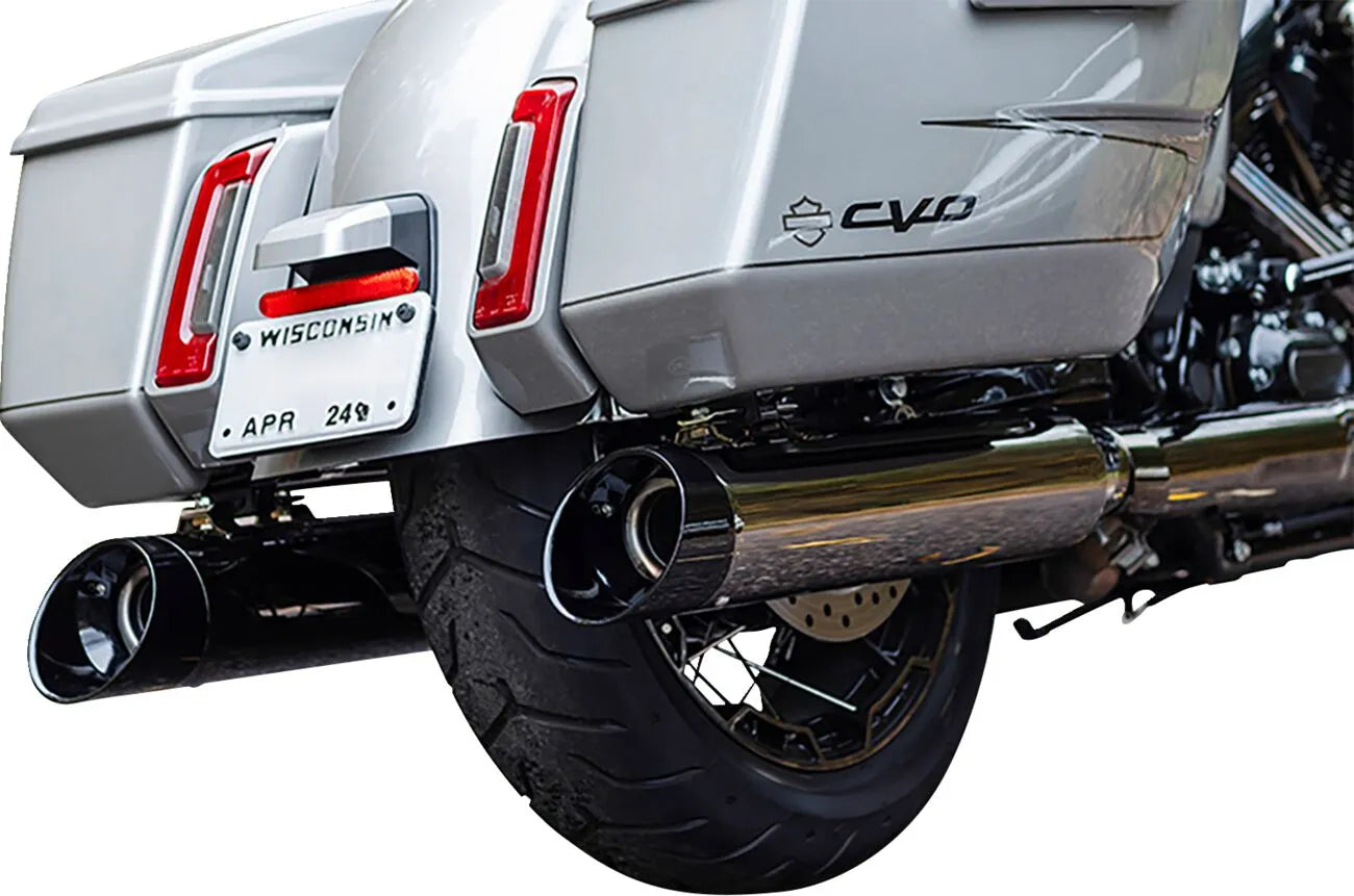 S&s Cycle Mk45 Performance Slip-on Mufflers - Lava Chrome