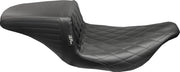 Le Pera Kickflip Seat - Black Vinyl, Diamond Stitch