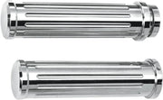 Pro-one Chrome Billet Grips - 1" Handlebar