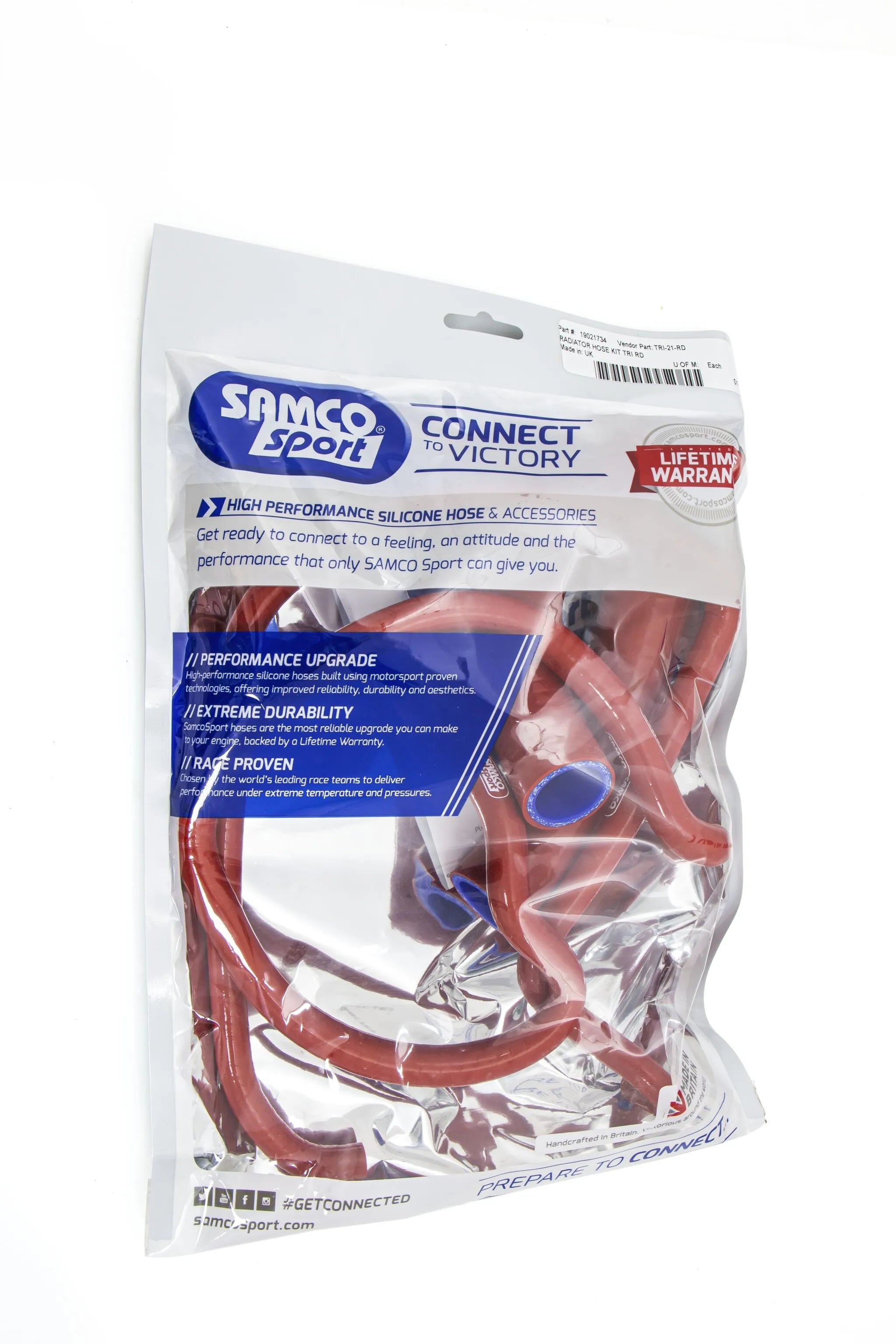 Samco Sport Radiator Hose Kit In Red