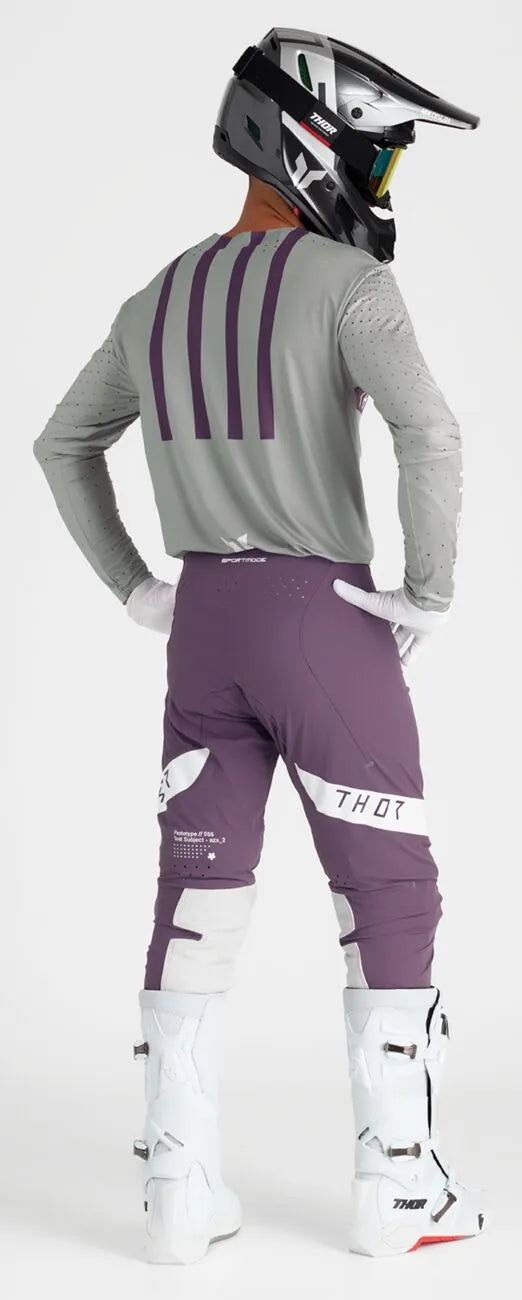 Thor Sportmode Flite Jersey - Gray/Purple/White