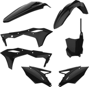 Polisport Body Kit For Kawasaki - Black Gloss