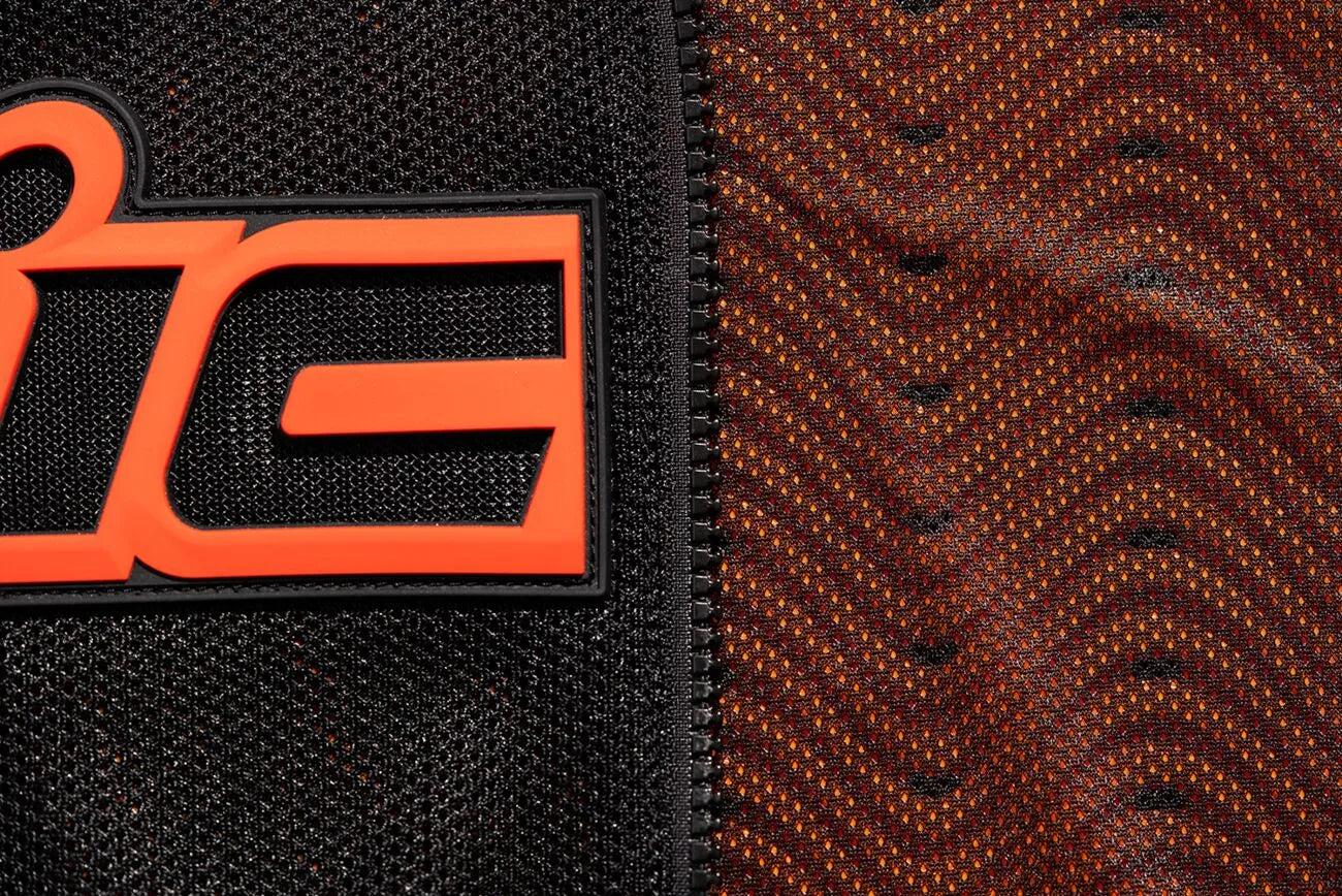 Icon Mesh Af™ Leather Jacket - Black/Red