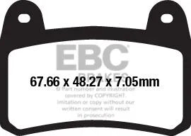 Ebc Fa-hh Series Sintered Brake Pads