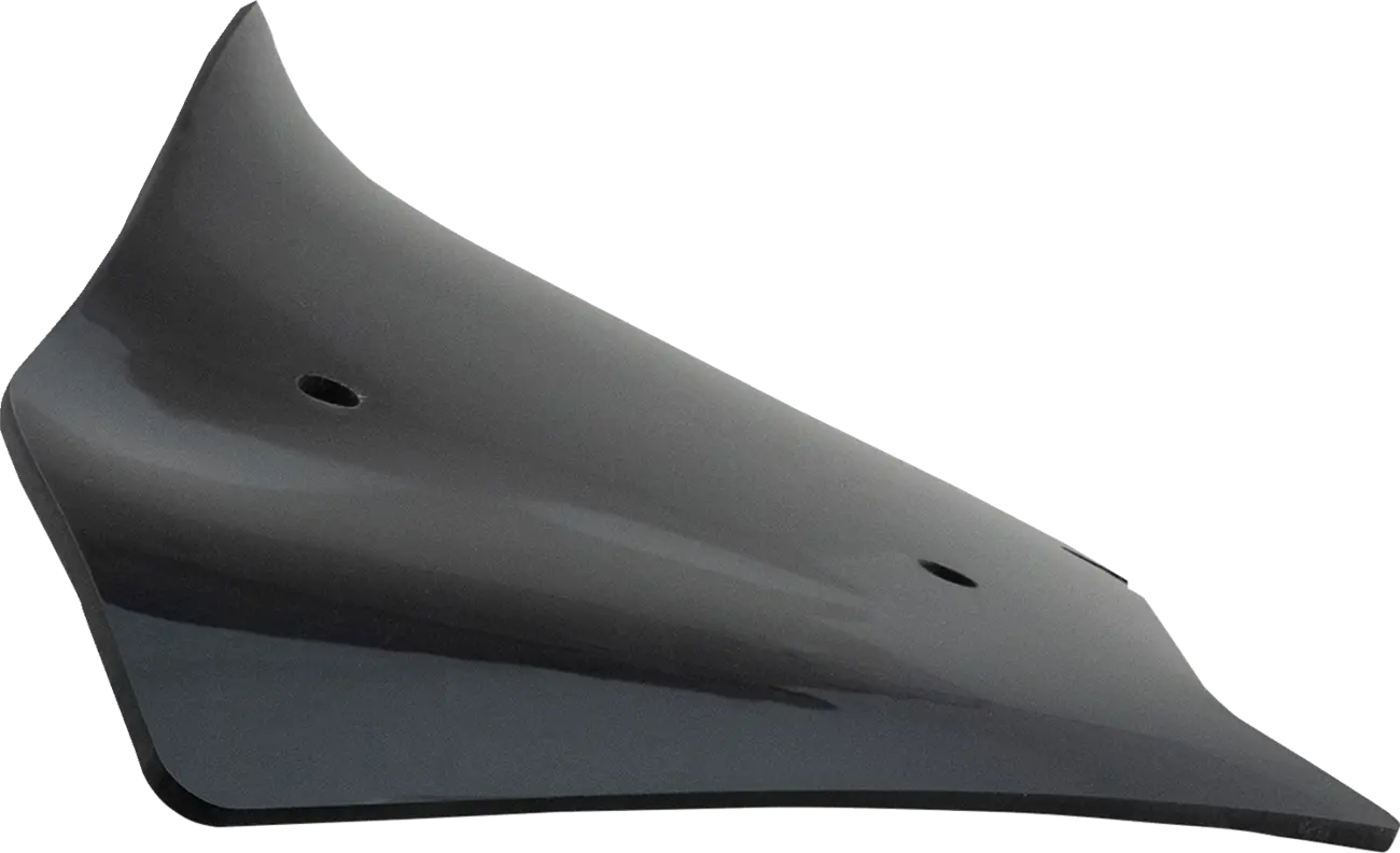 Klock Werks Flare Windshield - Dark Smoke, 6.5"