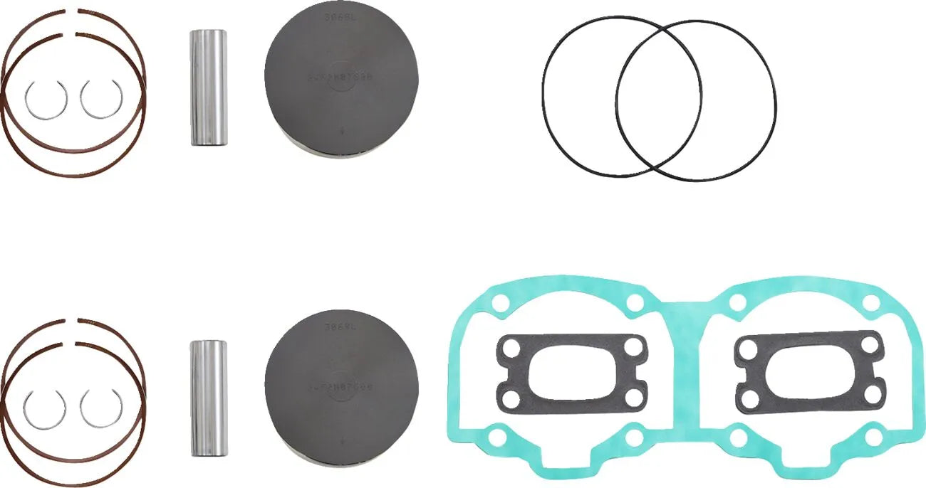 Wiseco Piston Kit With Gaskets - 553cc 2-stroke