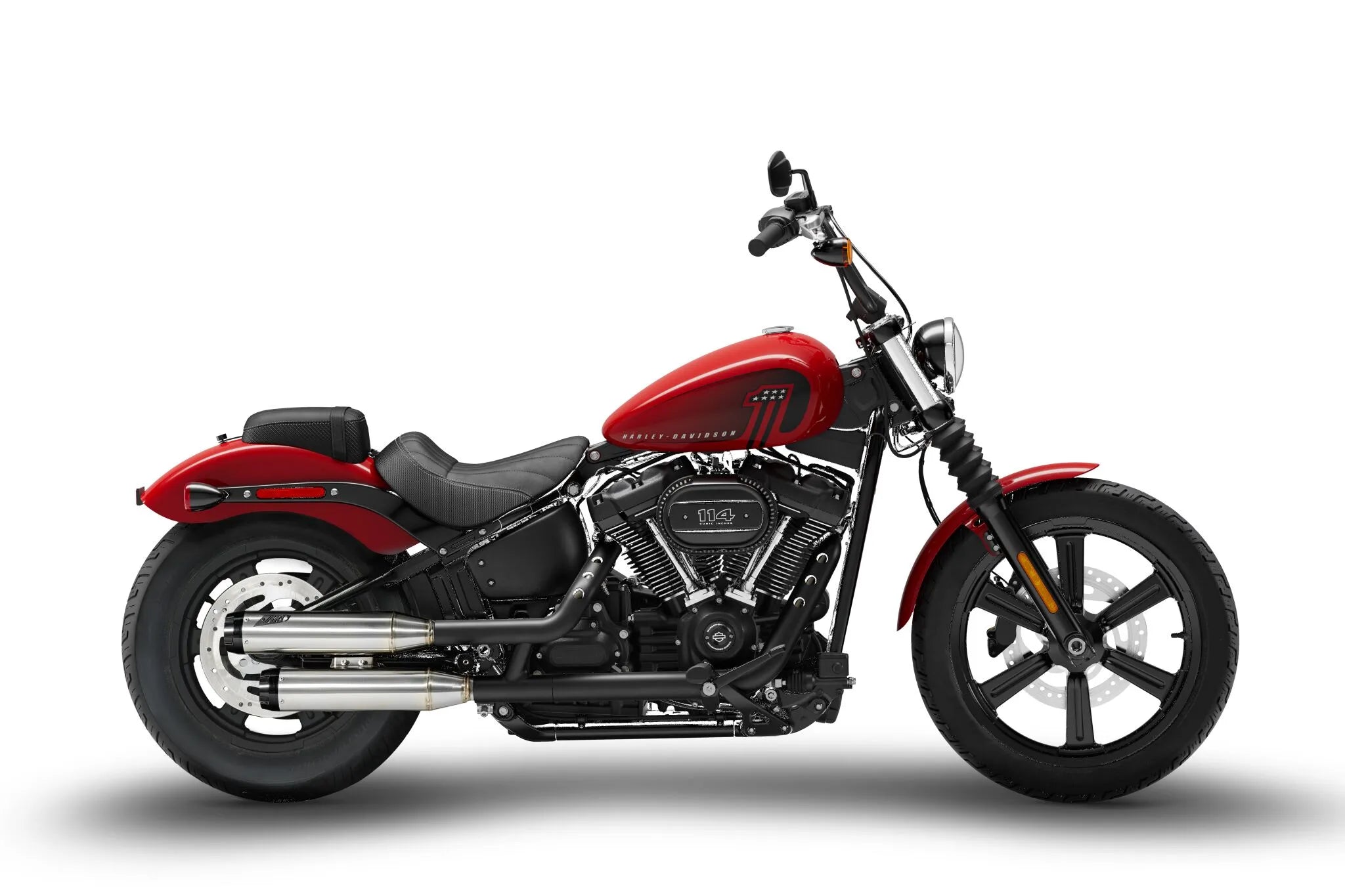 Zard Overlapped Slip-ons Muffler For Hd Softail M8