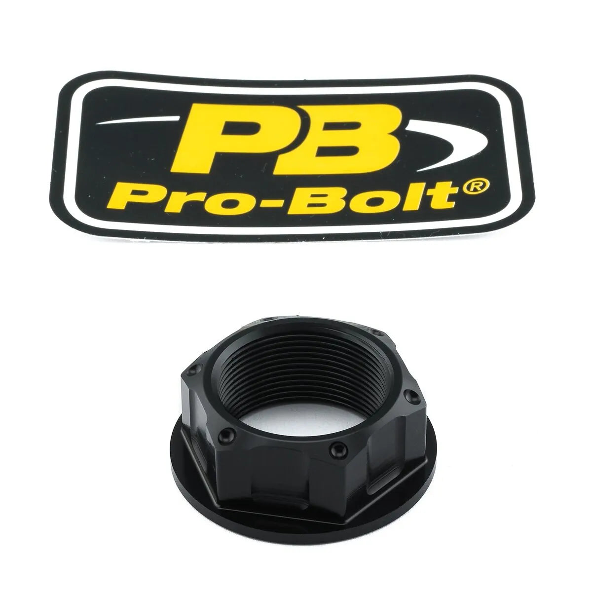 Pro Bolt Aluminium Top Yoke Nut - Black