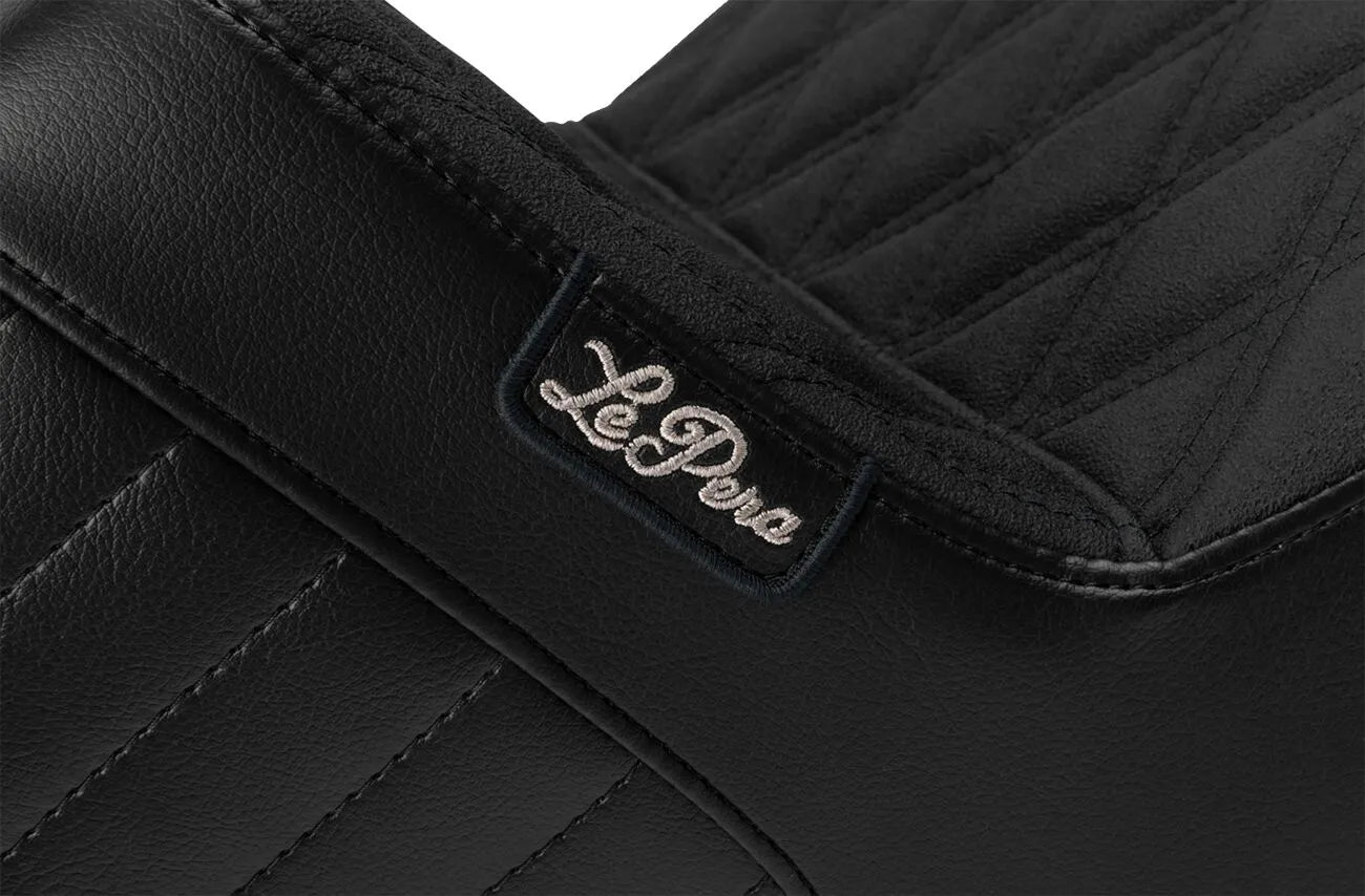 Le Pera Kickflip Seat - Black Vinyl, Double Diamond
