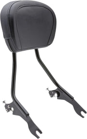 Cobra Detachable Backrest - Black Steel Sissy Bar