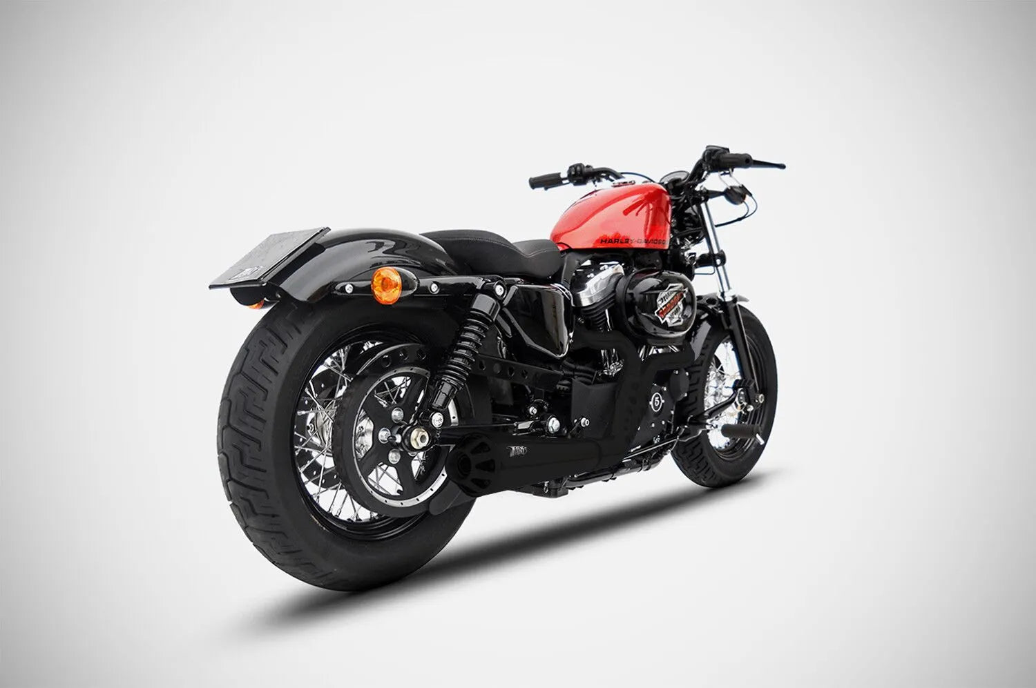 Zard Conical Full Exhaust System 2:1 For H-d Sportster