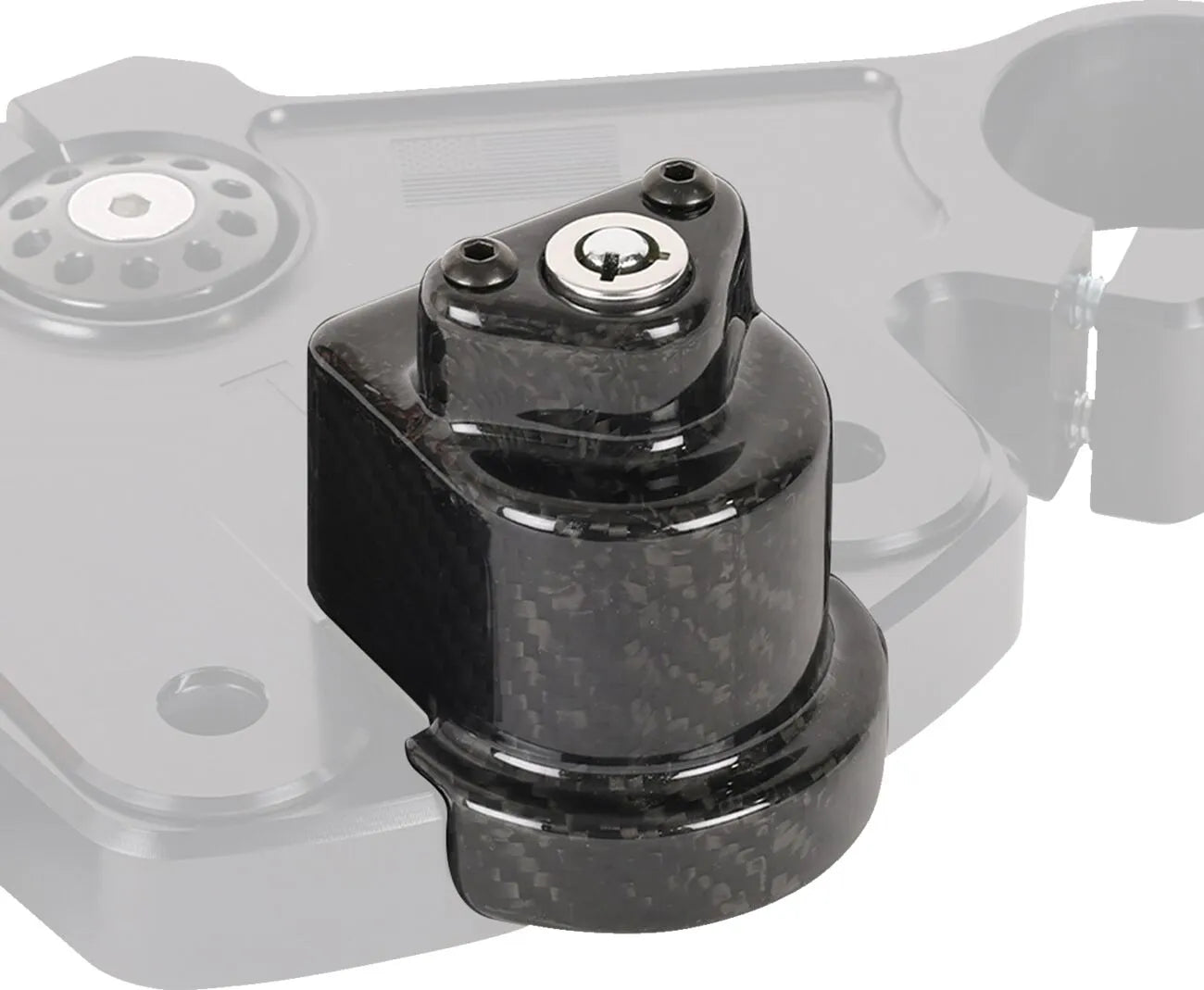 Thrashin Supply Co. Steering Lock Cover Carbon Fiber