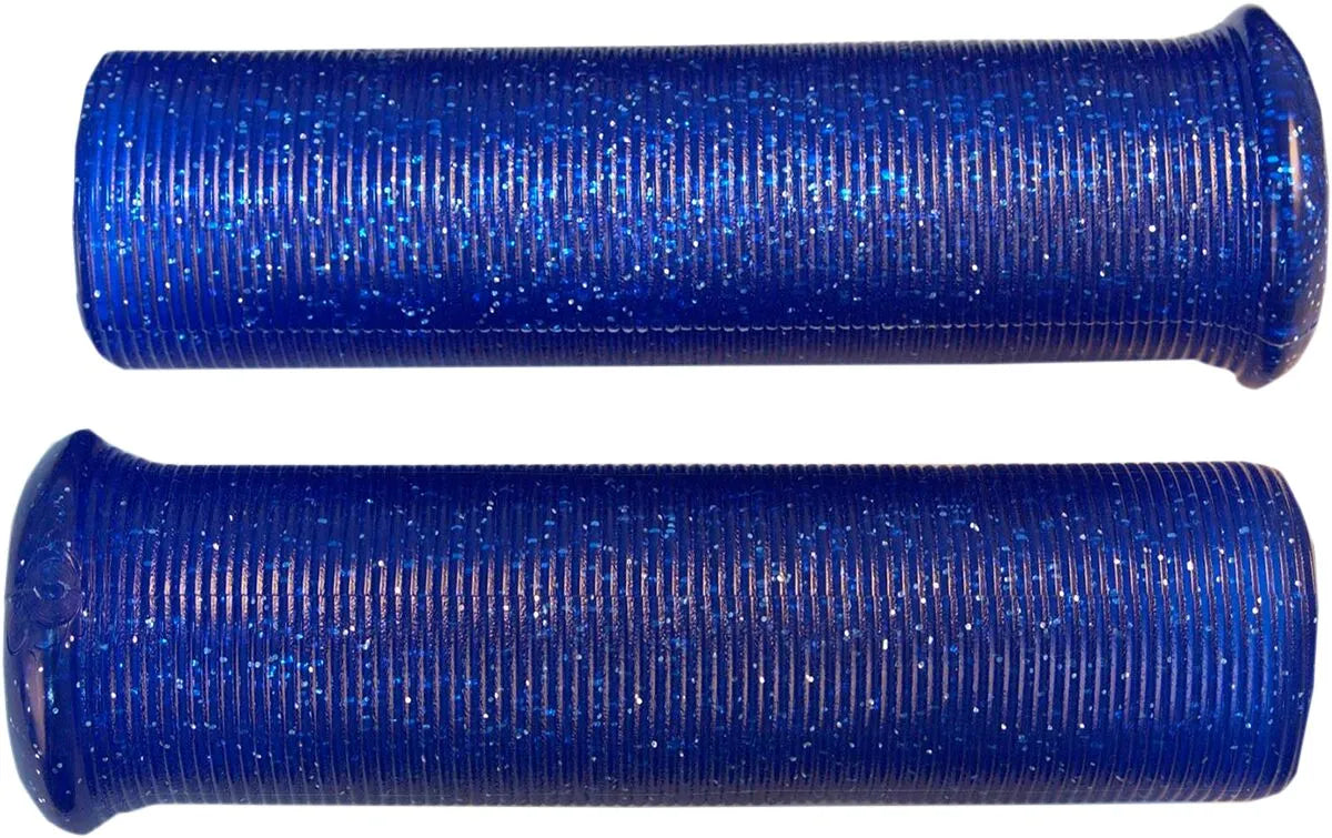Emgo Star Fire Flake Grips - Blue Sparkle